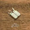 Plata Pura 999 Accesorios de Plata Dura 3D Colgante DIY Dios de la Riqueza Atrae Riqueza y Buena Fortuna Cuentas de Plata Pura Colgante de Bolsa de la Suerte Pixiu