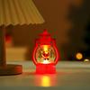 Novo Natal LED luz-emissor portátil pequena lâmpada de óleo luz noturna Lanterna de Natal pequeno presente das crianças decoração do presente