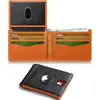 Carteira Fina de Negócios Transfronteiriça com Compartimento para Airtag, Porta-Cartões Antifurto RFID, Estilo Curto, Múltiplos Compartimentos para Cartões, Carteira Masculina