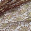 En stock encaje de nailon con bordado de orquídea hilo dorado malla de gancho accesorios para ropa ropa de mujer retro vestido Nuevo