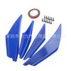 Eaby Amazon Aliexpress Venta Caliente Spoiler Trasero de Coche Cuchillo de Aire Spoiler de Parachoques Delantero Cuchillo de Aire Deportivo Anti-Rayaduras