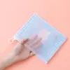 Bolsa de información para papelería estudiantil de alto valor, translúcida, linda, de dibujos animados, bolsa con cierre esmerilado, bolsa de almacenamiento con cierre
