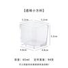 Copo Criativo para Vela de Aromaterapia Porta-Vela de Vidro Casa Copo Transparente para Vela com Tampa Copo Porta-Vela Romântico para Interior