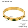 Versión Alta Chapada Color Oro Real 18K Conservación del Color Engranaje Hebilla de Ins Corazón Circonita Cristal Checo Pulsera para Mujer Pulsera
