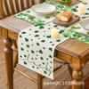 Novo popular da Amazon Caminho de mesa para o Dia de São Patrício decoração de casa restaurante linho toalha de mesa estampada