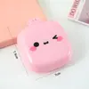 Nuevo Peine de Gatito Lindo con Cojín de Aire y Espejo Cuadrado Plegable, Peine con Bolsa de Aire Integrada, Mini Cepillo de Masaje Portátil para el Cabello