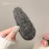 Presilhas de Cabelo de Pelúcia Outono e Inverno para Mulheres, Presilhas Laterais para Cabelo da Testa, Grampos de Cabelo de Alta Qualidade e Elegantes, Presilhas BB para Parte de Trás da Cabeça, Acessórios de Cabelo Atacado