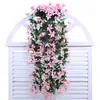 Vides de Flores de Simulación Flores Falsas Colgantes de Pared Cesta Colgante Techo Interior Decoración de Boda Fabricante Lirio Violeta de Simulación