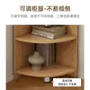 Estantería de almacenamiento de suelo para rincón, estante de almacenamiento para esquina de sala de estar, estantería triangular, mueble de esquina para dormitorio, mueble de esquina de pared multicapa