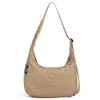 Bolsa de Ombro Feminina Leve Repelente à Água 2025 Nova Cor Doce Bolsa Transversal Estilo Japonês e Coreano Casual Bolsa Bolinho