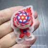 Juguete Giratorio Popular Estilo Dibujo Animado Transfronterizo que se Ilumina al Golpearlo, Etiqueta de Plástico, Sello de Silicona, Accesorios y Materiales para Equipaje Infantil
