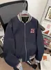 Jaqueta Masculina Jaqueta Jacquard Retrô Americano Novo Design Costura de Baseball Jaqueta Solta para Casal