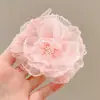 Pinza Floral para el Cabello de Playa para Mujer, Pinza Lateral de Gama Alta con Sentido de Atmósfera, Pinza de Flor de Phalaenopsis, Pinza Versátil para el Flequillo con un Toque de Lujo