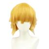 Cos Peluca de Espada Extintora Fantasma Peluca Shan Yi de mi Esposa Peluca Naranja Amarilla Corta Volteada Anime Cosplay Pelo Falso
