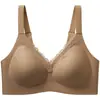 Sutiã Renda Plus Size Sem Costura com Suporte Líquido Macio, Dropshipping para Live Streaming, Sutiã Push-Up para Seios Pequenos, Comércio Exterior Transfronteiriço