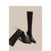 Botas Blancas, Tacones Altos Femeninos de Punta Fina, Botas de Otoño e Invierno para Mujer, Botas de Jinete Nuevas 2025 para Mujer, Primavera y Otoño para Mujer