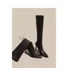 Botas Blancas, Tacones Altos Femeninos de Punta Fina, Botas de Otoño e Invierno para Mujer, Botas de Jinete Nuevas 2025 para Mujer, Primavera y Otoño para Mujer