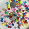 Nuevo Cuerda Trenzada de Plástico Hecha a Mano de Fibra de Vidrio Hueca Sólida Hilo de Cuentas de Cristal Coloridas Transparentes Suave Metabo