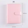 Caderno de folhas soltas coração de menina ins Celebridade da Internet Diário de estudante universitário artístico cor macaron bloco de notas fresco