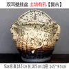 Vaso de Flor de Cerâmica de Parede, Sem Furos, Decoração de Parede Suspensa Personalizada para Suculentas de Varanda Recipiente para Flores