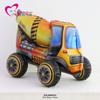Nuevo conjunto de globo de película de aluminio para vehículo, coche de policía, camión de bomberos, coche de ingeniería, forma de coche de tráfico, globo de película de aluminio