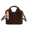 Bolsa de Mão Fosca Casual Elegante Feminina Outono Inicial 2025 Retro Versátil Casual Trabalho Roupa de Trabalho Bolsa de Ombro Transversal