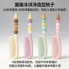 Lindo peine de helado para uso doméstico, adecuado para estudiantes y niños, peine alisador de cabello, peine para peinar el cabello, regalo, peine alisador portátil y seguro