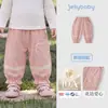 Calça Infantil Jellybaby Calça Lanterna 2026 Outono Novo Calça Casual Infantil para Crianças de 5 Anos Roupa de Outono