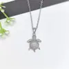Accesorios para Mujer Cobre Microincrustado Circonita Simple Acero Inoxidable Collar Lujo Ligero Moderno Nicho Joyería para Clavícula Geométrica Moda Ol