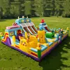Castillo inflable comercial transfronterizo, trampolín grande interior, tobogán, juguete inflable exterior, circuito de obstáculos para niños