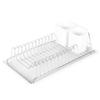 Escurridor de Platos de una Capa Hogar Cocina y Hogar Escurridor Pequeño para Tazón Plato Escurridor de Platos Gabinete Escurridor para Platos