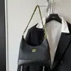 Bolso Pequeño Versátil con Cadena Estampado Leopardo para Mujer 2026 Nueva Moda Retro Bolso de Hombro Tipo Dumpling Otoño Invierno Popular Bolso Cruzado