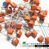 Capacitor CBB 63V474J (0,47uF) filme metálico ultra pequeno com passo de pinos de polipropileno P5MM