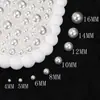 Contas de Vidro Cristal Pérola de Imitação Branca Australiana Contas Soltas Colar Brincos Brincos Acessórios para Joias DIY