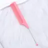 Pente fofo DIY com contas, pente para mechas, pente de beleza para estilizar, pente de plástico com cauda pontiaguda, pente com almofada de ar no atacado em estoque