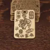 Pingente do Zodíaco em Latão, Moeda dos Cinco Imperadores, Pingente de Corda de Nuvem Auspiciosa, Pingente da Sorte Fortuna e Tesouro, Pingente Chinês Retrô