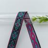 Tiras Laterales de Cinta Jacquard Estilo Étnico de 1-2 cm, Correas para Zapatos y Sombreros, Tiras Decorativas con Forma de Flor y Pez al por Mayor