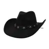 Aliexpress Amazon Wish Chapéu de Coco de Aba Larga Outono e Inverno Masculino e Feminino Chapéu Jazz Chapéu Cowboy de Camurça Macia
