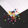 6mm Acrílico Transparente Multifacetado Contas Soltas Contas de Canto DIY Feito à Mão Pulseira Caseira Colar Joias com Contas Material Acessórios