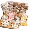 Grampos de Cabelo de Tecido Outono e Inverno Presilhas de Laço de Bebê Grampos de Cabelo Versáteis Totalmente de Tecido Presilhas Laterais de Bebê Acessórios de Cabelo para Meninas