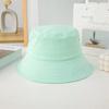 Cor Macaron Sombra Sombra Rosto Pequeno Quatro Estações Chapéu de Pescador Cor Sólida Casual Masculino Versátil Feminino Japonês Par Chapéu de Bacia