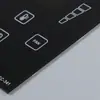 Painel de Botões para Switch de Acrílico Botões de Instrumento à Prova d'Água Adesivos de Superfície Adesivos de Superfície para Eletrodomésticos de Acrílico Fabricante Placas de Atacado
