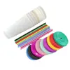 Copo Plástico Pp Sensível à Temperatura Colorido Cruzado Popular Grande Capacidade 710ml Copo com Canudo Cor Fria Mudável Reciclagem 10 Cores