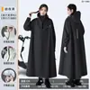 Impermeable de Ciclismo para Mujer, Protección de Lluvia de Cuerpo Completo para Bicicleta Eléctrica, Poncho de Lluvia Largo Grueso de Tela Oxford de Una Pieza para Hombres Adultos y Estudiantes