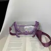 Bolsa de Gelatina Estilosa 2026 Verão Nova Fashion Minimalista Design Individual Versátil Simples Ombro Transversal Bolsa de Mão