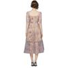 Super Heavy Industry Series Nanyou Xiaoxiang Estilo vestido Malha Bordado Feito à Mão Manga Curta Primavera Celebridade Princesa Vestido