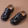Zapatos de piel para niño 2026 modelo nuevo primavera y otoño estilo británico para niño zapatos individuales para bebé suela suave antideslizante zapatos para niño pequeño elegantes para niños pequeños