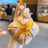 Llavero Colgante Creativo Realista de Panadería, Divertido Juguete de Pu para Aliviar el Estrés Llavero para Bolsos, Pequeño Regalo