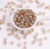 Cuentas de cristal planas brillantes, cuentas sueltas de cristal Swarovski, accesorios para joyería DIY hechos a mano estilo antiguo, cuentas de rueda, cuentas espaciadoras