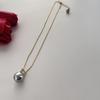 Aretes Diana de Perlas para Mujer 2024 Nuevo Lujo Ligero Alta Gama Moda Elegante Elegantes Aretes Trendy Explosiones de Celebridad de Internet